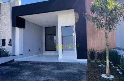 Casa nova de condomínio com 3 quartos, sendo 1 suíte à venda, 110 m² por r$ 670.000 - condomínio residencial villaggio ipanema i - sorocaba/sp