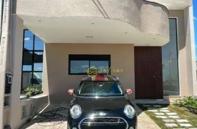 Casa nova de condomínio com 3 quartos, sendo 1 suíte à venda, 98 m² por r$ 740.000 - horto florestal villagio - sorocaba/sp