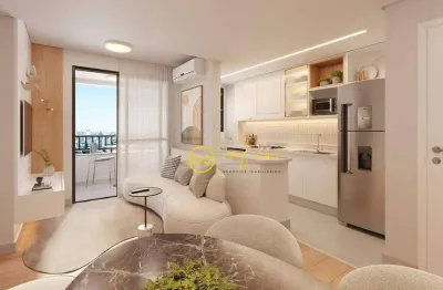 Apartamento lançamento com 2 quartos à venda, 55 m² por r$ 701.000 - condomínio residencial hub campolim - parque campolim - sorocaba/sp