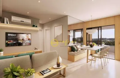 Apartamento lançamento com 2 quartos, sendo 1 suíte à venda, 69 m² por r$ 689.000 - condomínio boa vista square living  - sorocaba/sp