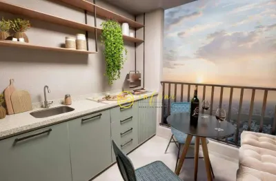 Apartamento lançamento com 2 quartos, sendo 1 suíte à venda, 58 m² por r$ 456.500 - condomínio residencial rizz  campolim - sorocaba/sp