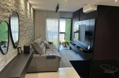 Apartamento mobiliado com 2 quartos, sendo 1 suíte à venda, 78 m² por r$ 915.000 - condomínio jk boa vista - sorocaba/sp