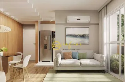 Apartamento lançamento com 2 quartos, sendo 1 suíte à venda, 52 m² por r$ 327.000 - condomínio parque verano - sorocaba/sp