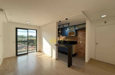 Apartamento com 2 quartos, sendo 1 suíte para alugar, 59 m² por r$ 2.400/mês - condomínio residencial jr campolim i - sorocaba/sp