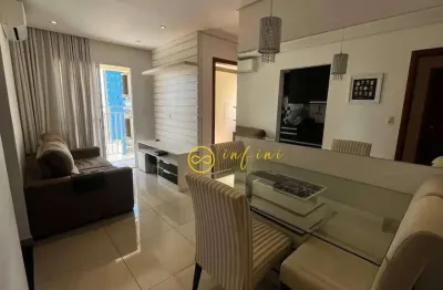 Apartamento semi- mobiliado com 2 quartos para alugar, 54 m² por r$ 2.200/mês - condomínio spazio veneza - sorocaba/sp