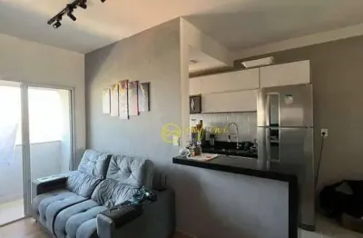 Apartamento studio mobiliado com 1 quarto à venda, 47 m² por r$ 390.000 - condomínio residencial red - sorocaba/sp