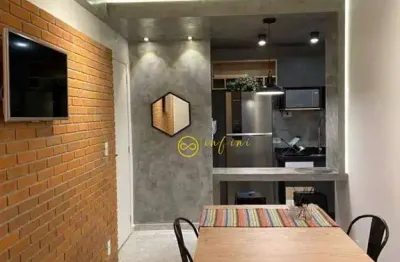 Apartamento térreo mobiliado com 2 quartos à venda, 67 m² por r$ 297.000 - condomínio residencial  estrelas - centro -  tatuí/sp