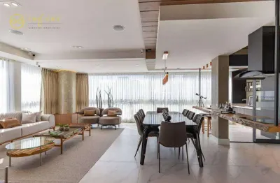 Apartamento lançamento com 3 quartos, todos suítes  à venda, 151 m² por r$ 1.720.000 -condomínio icone -  jardim faculdade - sorocaba/sp