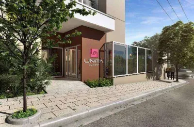 Apartamento lançamento com 2 quartos, sendo 1 suíte à venda, 49,86 m² por r$  328.300  - condomínio unitá - vila santa rita, sorocaba/sp