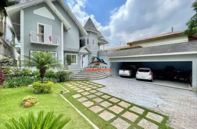 Luxuosa casa em condomínio à venda em cotia-sp, são paulo ii: 4 quartos, 4 suítes, 3 salas, 6 banheiros, 8 vagas de garagem, 632,26m².