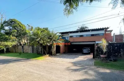 Casa de luxo em condomínio exclusivo em cotia-sp - 4 suítes, 10 vagas, área de 6.400m² no jardim mediterrâneo!