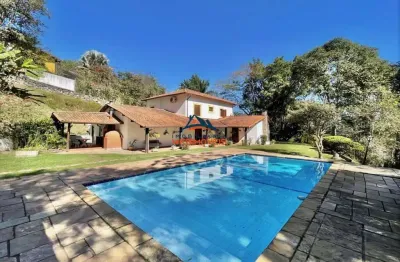 Imperdível! casa em condomínio à venda em embu das artes-sp, bairro moinho velho, 3 quartos, 1 suíte, 2 salas, 3 banheiros, 9 vagas de garagem, 478m².