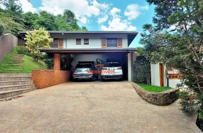 Luxuosa casa em condomínio à venda em jandira-sp, altos de são fernando: 4 quartos, 2 suítes, 3 salas, 4 banheiros, 6 vagas, 421m².