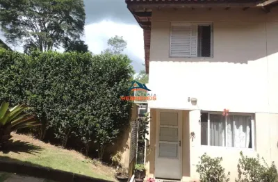 Casa em condomínio à venda em cotia-sp, chácara nossa senhora de fátima: 2 quartos, 2 suítes, 2 salas, 3 banheiros, 1 vaga de garagem, 77m².