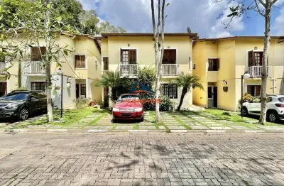 Casa em condomínio à venda em cotia-sp, jardim barbacena: 3 quartos, 1 suíte, 3 salas, 2 banheiros, 2 vagas de garagem, 81,40 m² de área.