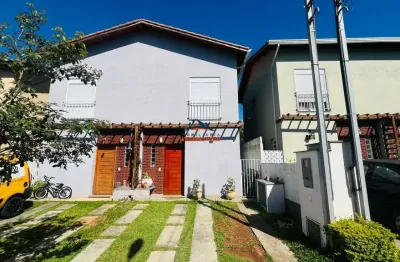 Venda de casa em condomínio exclusivo em cotia-sp, bairro los alamos: 2 quartos, 2 salas, 2 banheiros, 2 vagas, 62m².