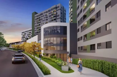 Graal parque 2 dorm 38 à 42m2 com sacada, opção de vaga e suite