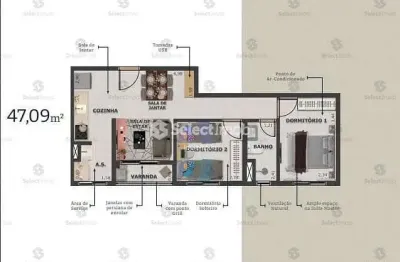 Apartamento com 2 quartos à venda na Rua Princesa Isabel, --, Vila Palmares, Santo André