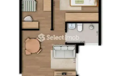 Apartamento com 2 quartos à venda na Avenida Armando Salles Oliveira, --, Parque São Vicente, Mauá