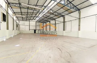Barracão industrial com 5 salas e 5 banheiros, 800m² no jardim werner plaas - americana-sp. alugue já!