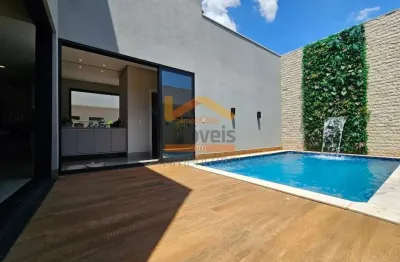Casa de alto padrão em condomínio: 3 quartos, 1 suíte, 3 salas, 3 banheiros, 4 vagas na cidade de santa bárbara d'oeste-sp.