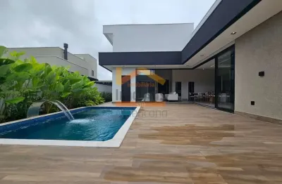 Casa de luxo em condomínio em americana-sp, bairro fazenda santa lúcia: 3 quartos, 3 suítes, 5 banheiros, 2 vagas, 236m².