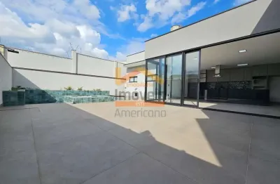 Imóvel de luxo no loteamento residencial jardim villagio: casa de 3 quartos com 3 suítes, 2 salas e 280m² em americana-sp.