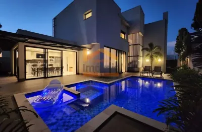 Casa de luxo à venda em condomínio exclusivo de americana-sp: 4 quartos, 4 suítes, 3 salas, 4 banheiros, 6 vagas, 330m².