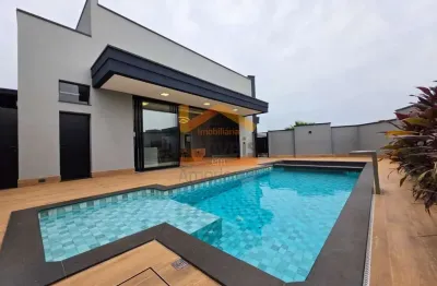 Oportunidade única: casa de alto padrão em condomínio no jardim pau brasil, americana-sp. 3 quartos, 3 suítes, 1 sala, 4 banheiros, 239m².