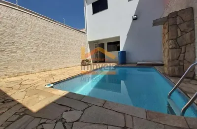 Imperdível casa à venda em americana-sp no bairro parque novo mundo! 3 quartos, 1 suíte, 2 salas, 1 banheiro, 2 vagas, 180m².