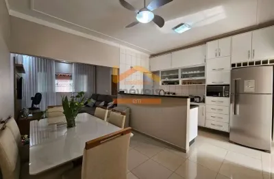 Casa à venda em americana-sp, jardim ipiranga: 3 quartos, 1 suíte, 2 salas, 2 banheiros, 2 vagas de garagem, 106 m².