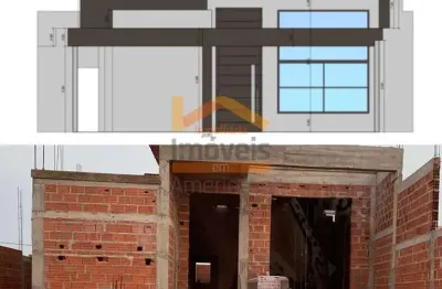 Erreno com construção parcial mais projeto, bairro reserva centenária em sbo r$ 420.000,00