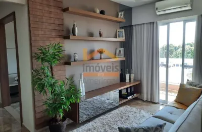 Imperdível! apartamento à venda em americana-sp, jardim jacyra. 3 quartos, 1 suíte, 2 salas, 2 banheiros, 1 vaga, 81m².