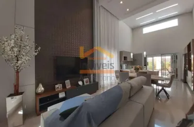 Casa de luxo no condomínio residencial imigrantes em nova odessa-sp: 3 quartos, 3 suítes, 2 salas, 4 banheiros, 4 vagas, 190m².