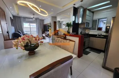 Imperdível oportunidade! apartamento à venda no bairro parque universitário em americana-sp: 2 quartos, 1 suíte, 2 salas, 2 banheiros, 1 vaga, 90m².