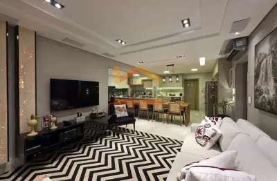 Apartamento de luxo à venda em americana-sp, parque residencial nardini: 3 suítes, 2 salas, 4 banheiros, 2 vagas, 121m².