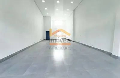 Salão comercial para locação em americana-sp na vila nossa senhora de fátima: 2 banheiros, 2 vagas e 115m² de área.