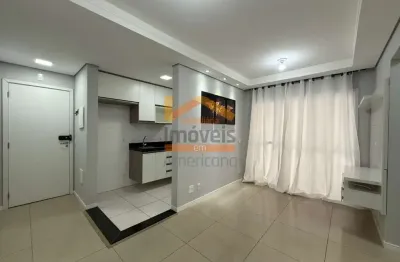 Imperdível! Apartamento para locação em Americana-SP, bairro Cariobinha - 2 quartos, 1 suíte, 1 sala, 1 banheiro, 1 vaga de garagem, 55m².
