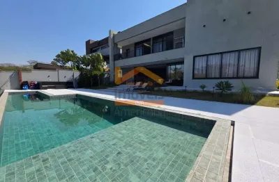 Casa de alto padrão em condomínio à venda em nova odessa-sp, com 4 suítes e 574,00 m² de área!