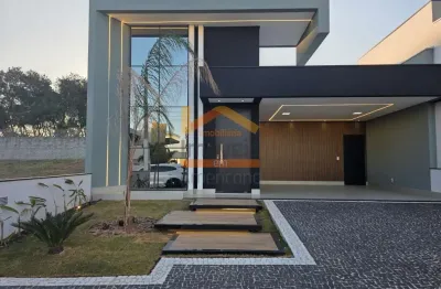 Casa de alto padrão em condomínio com 3 quartos e 2 suítes no engenho velho, nova odessa-sp  190,72 m²  4 vagas.