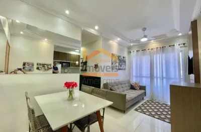 Apartamento de 2 quartos à venda no jardim jacyra em americana-sp: 2 salas, 2 banheiros, 1 vaga, 58m²!