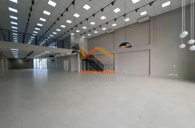 Barracão comercial de alto padrão em americana-sp, na av. nossa senhora de fatima: 2 salas, 4 banheiros, 4 vagas, 679 m².