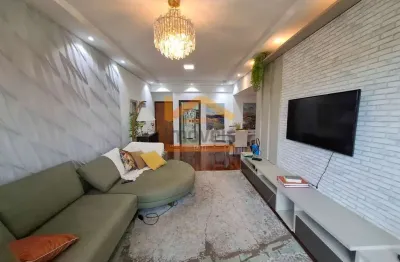 Apartamento à venda em americana-sp na avenida brasil: 3 quartos, 1 suíte, 2 salas, 2 banheiros, 2 vagas e 130m²!