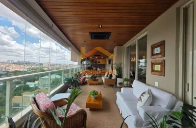 Luxuoso apartamento à venda em cidade renomada: 3 quartos, 3 suítes, 3 salas, 6 banheiros, 5 vagas de garagem, 332m².