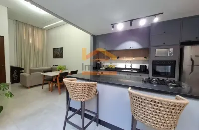 Casa à venda em americana-sp, no parque residencial jaguari, com 3 quartos, 1 suíte, 1 sala, 2 banheiros e 130m² de área!