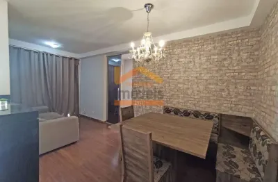 Apartamento à venda em americana-sp, jardim nossa senhora do carmo: 2 quartos, 1 suite, 2 salas, 1 banheiro, 2 vagas, 70m².
