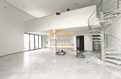 Salão comercial de alto padrão para locação em americana-sp, jardim terramérica i  2 banheiros, 4 vagas, 141,60m²