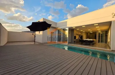 Casa de luxo em condomínio: 4 quartos, 4 suítes e 302m² no parque fortaleza, nova odessa-sp.