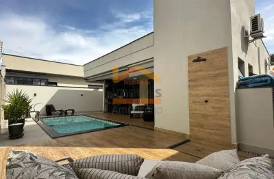 Casa de alto padrão em condomínio no residencial imigrantes, nova odessa-sp: 3 quartos, 2 suítes, 3 salas, 4 banheiros, 4 vagas, 190m². venda ou locação!