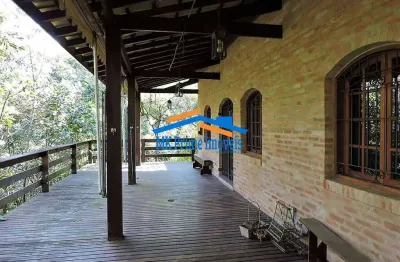 Chácara 5.300 m² cond fechado reserva peroba - rústica + casa caseiro